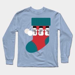 Christmas Sock Long Sleeve T-Shirt